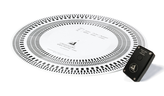 Speedlight V2 + Stroboscope Testschallplatte