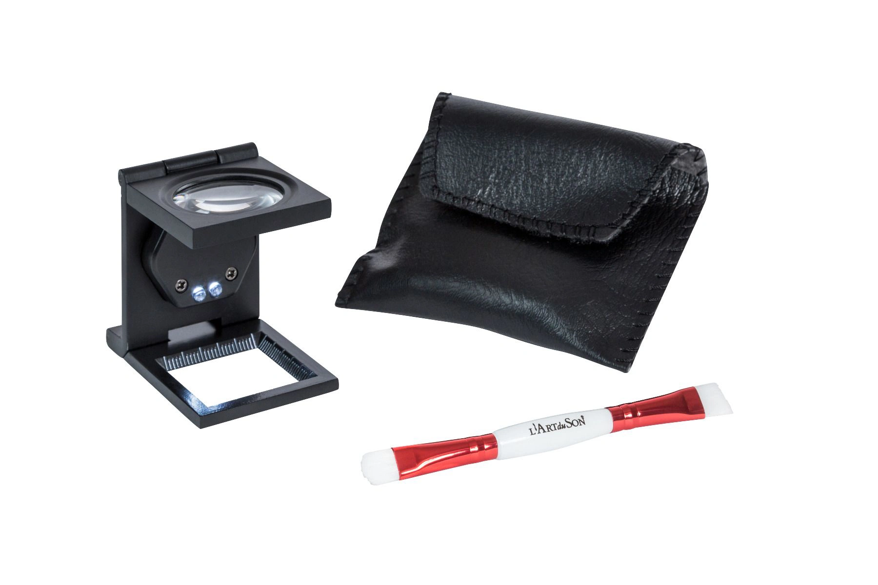 Spezialpinsel + Speziallupe